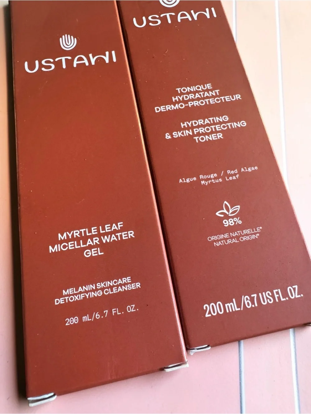 Ustawi Myrtle Leaf Micellar Water Gel & Hydrating Toner — NIB